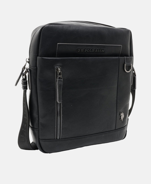 U.S. Polo Assn. taška messenger Černá 1