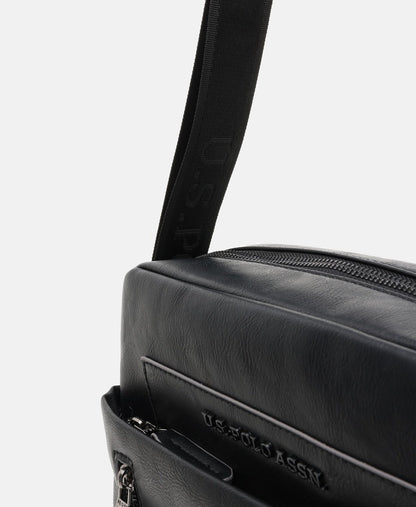 U.S. Polo Assn. taška messenger Černá 2