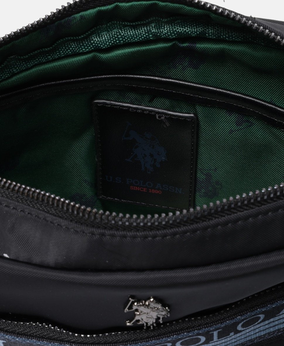 U.S. Polo Assn. taška messenger Černá 3