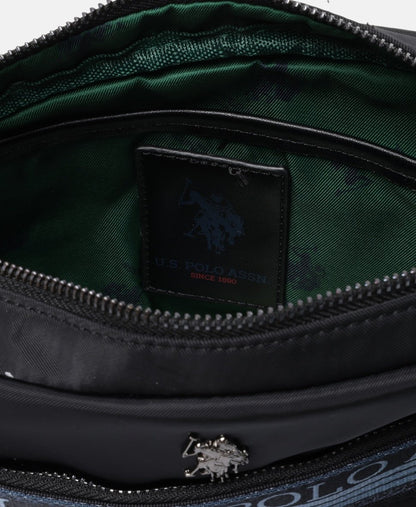 U.S. Polo Assn. taška messenger Černá 3