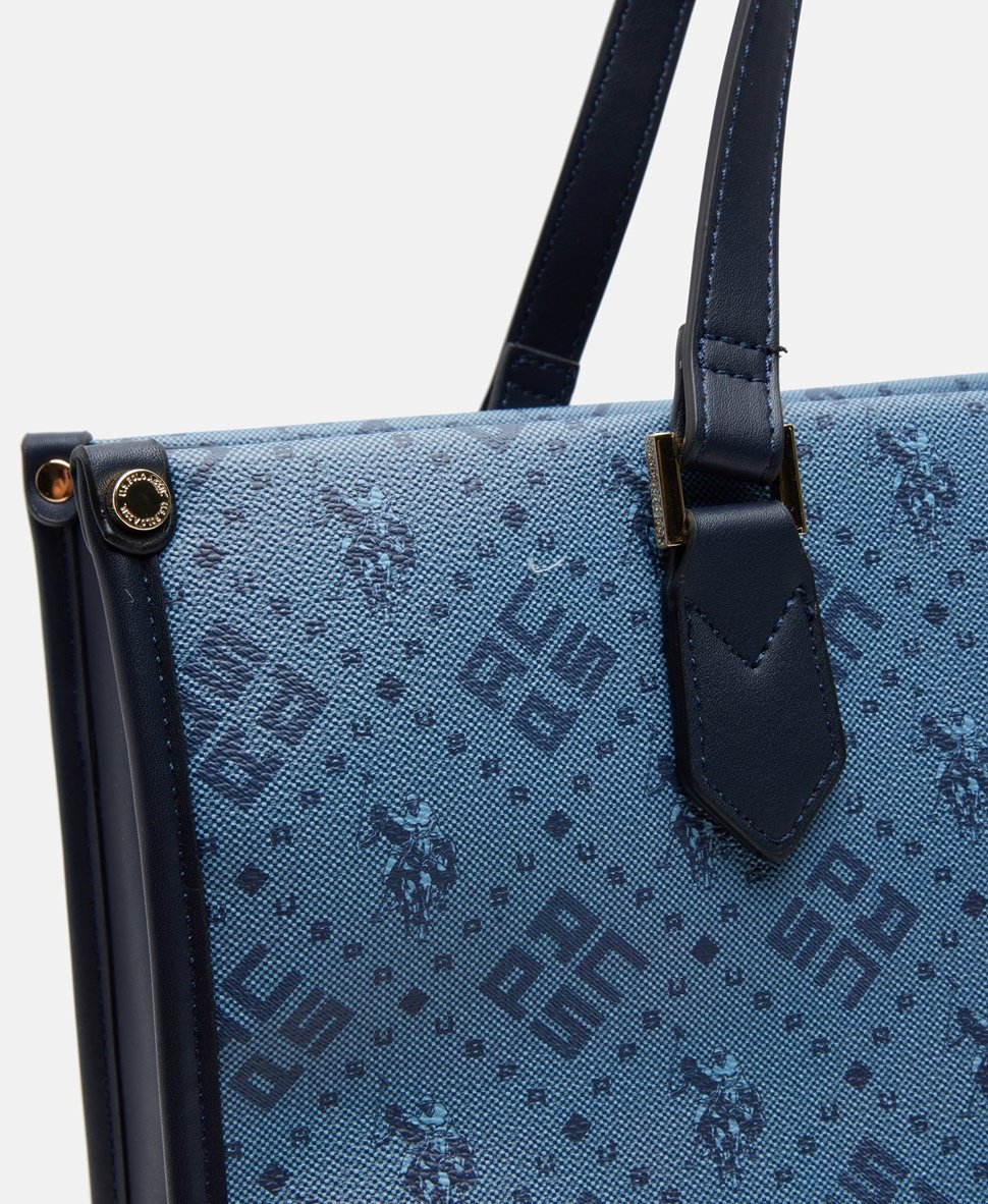 U.S. Polo Assn. kabelka tote Tmavě modrá 2