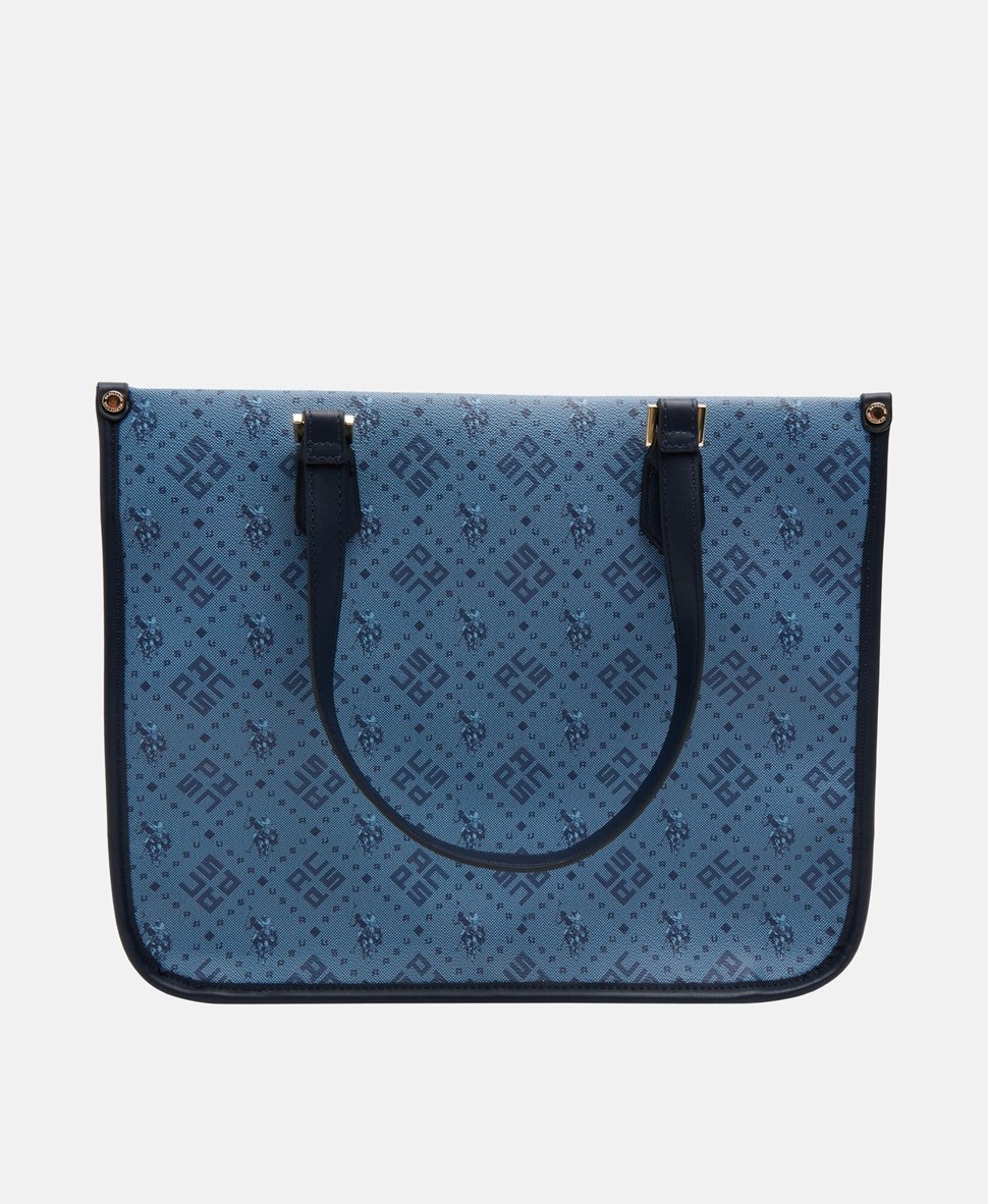 U.S. Polo Assn. kabelka tote Tmavě modrá 4