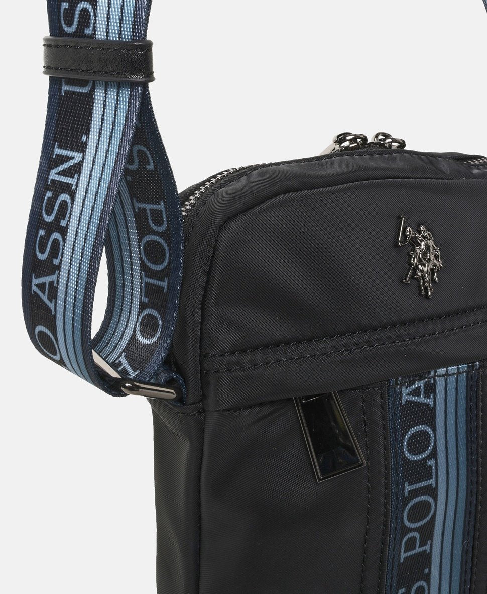 U.S. Polo Assn. taška messenger Černá 2