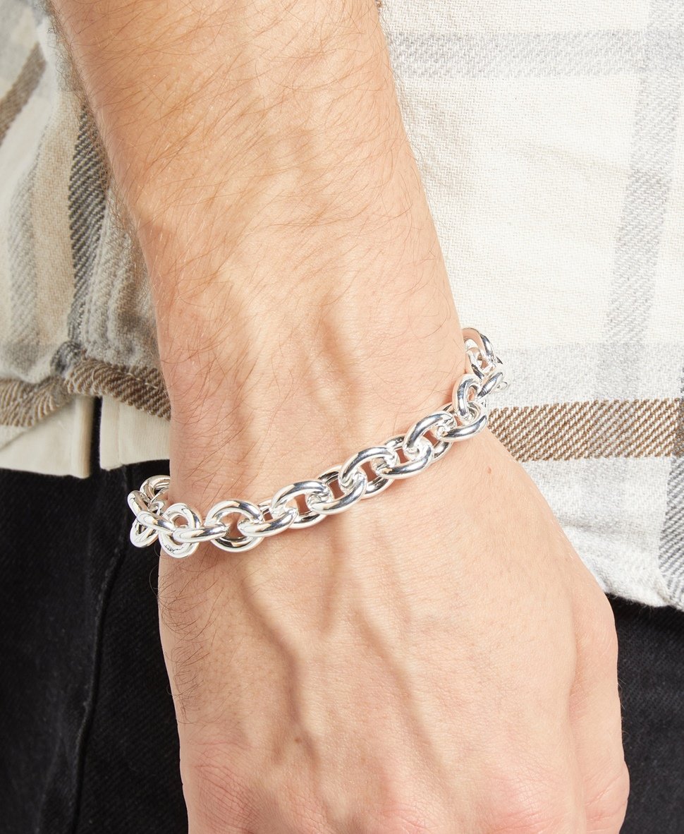 Lawrence Grey Jewelry řetízkový náramek Stříbrná 3