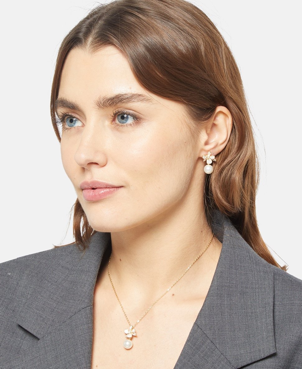 Lawrence Grey Jewelry sada náhrdelníku a náušnic Zlatá 3