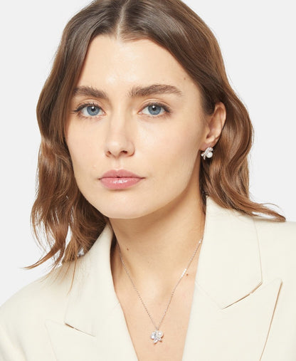 Lawrence Grey Jewelry sada náhrdelníku a náušnic Stříbrná 3