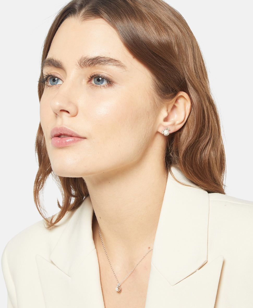 Lawrence Grey Jewelry sada náhrdelníku a náušnic Stříbrná 3