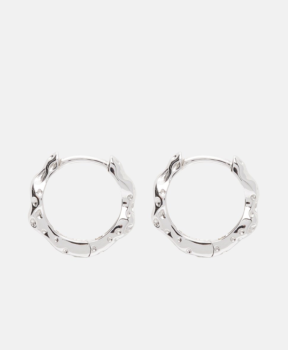 Lawrence Grey Jewelry Obručové náušnice Stříbrná 2