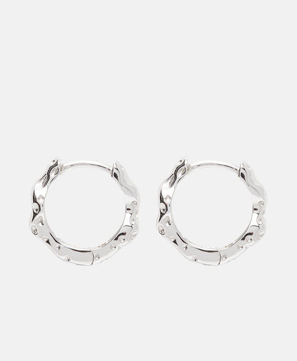Lawrence Grey Jewelry Obručové náušnice Stříbrná 2