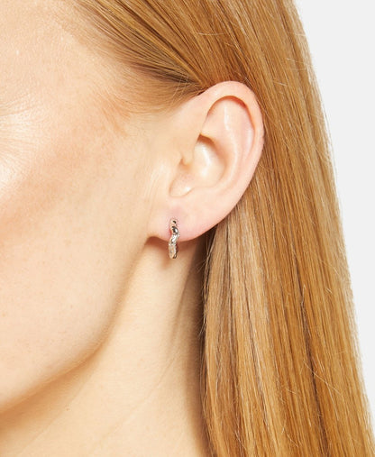 Lawrence Grey Jewelry Obručové náušnice Stříbrná 3