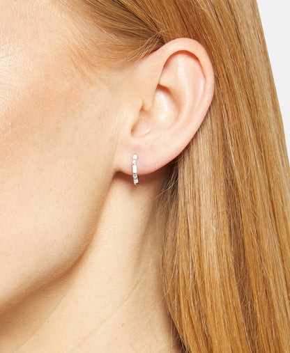 Lawrence Grey Jewelry Obručové náušnice Stříbrná 3