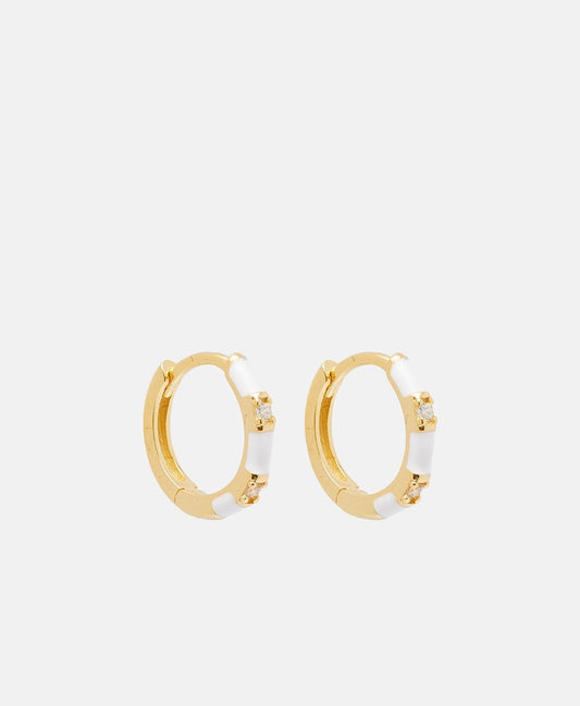 Lawrence Grey Jewelry Obručové náušnice Zlatá 1