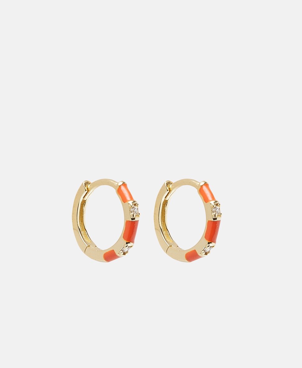Lawrence Grey Jewelry Obručové náušnice Zlatá 1