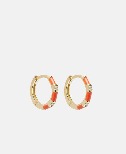 Lawrence Grey Jewelry Obručové náušnice Zlatá 1