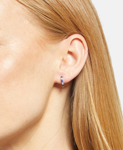 Lawrence Grey Jewelry Obručové náušnice Stříbrná 3
