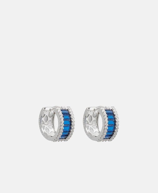 Lawrence Grey Jewelry Obručové náušnice Stříbrná 1