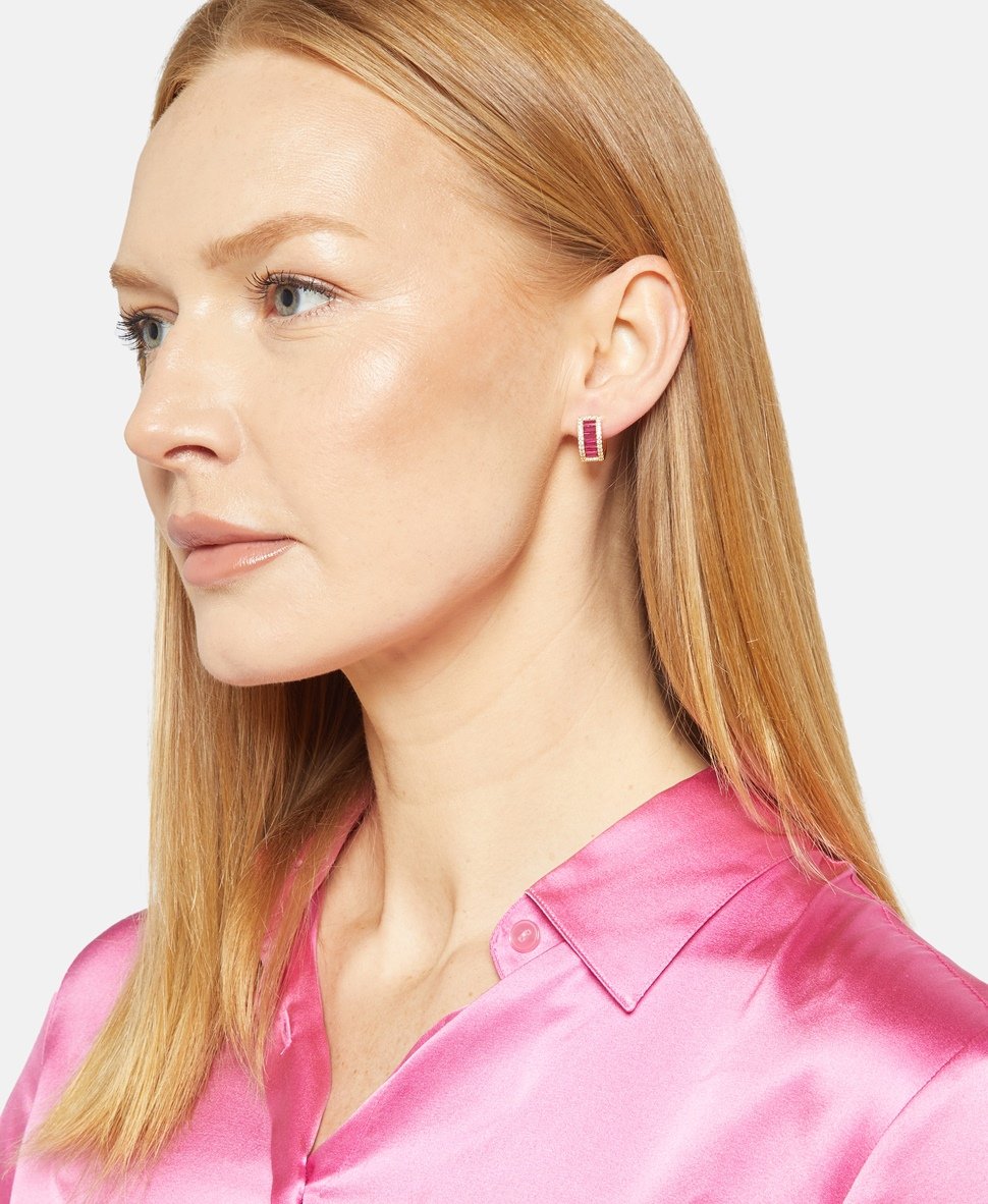 Lawrence Grey Jewelry Obručové náušnice Zlatá 3