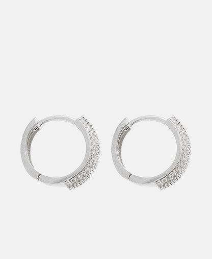 Lawrence Grey Jewelry Obručové náušnice Stříbrná 2