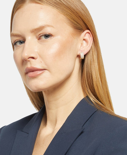 Lawrence Grey Jewelry Obručové náušnice Zlatá 3