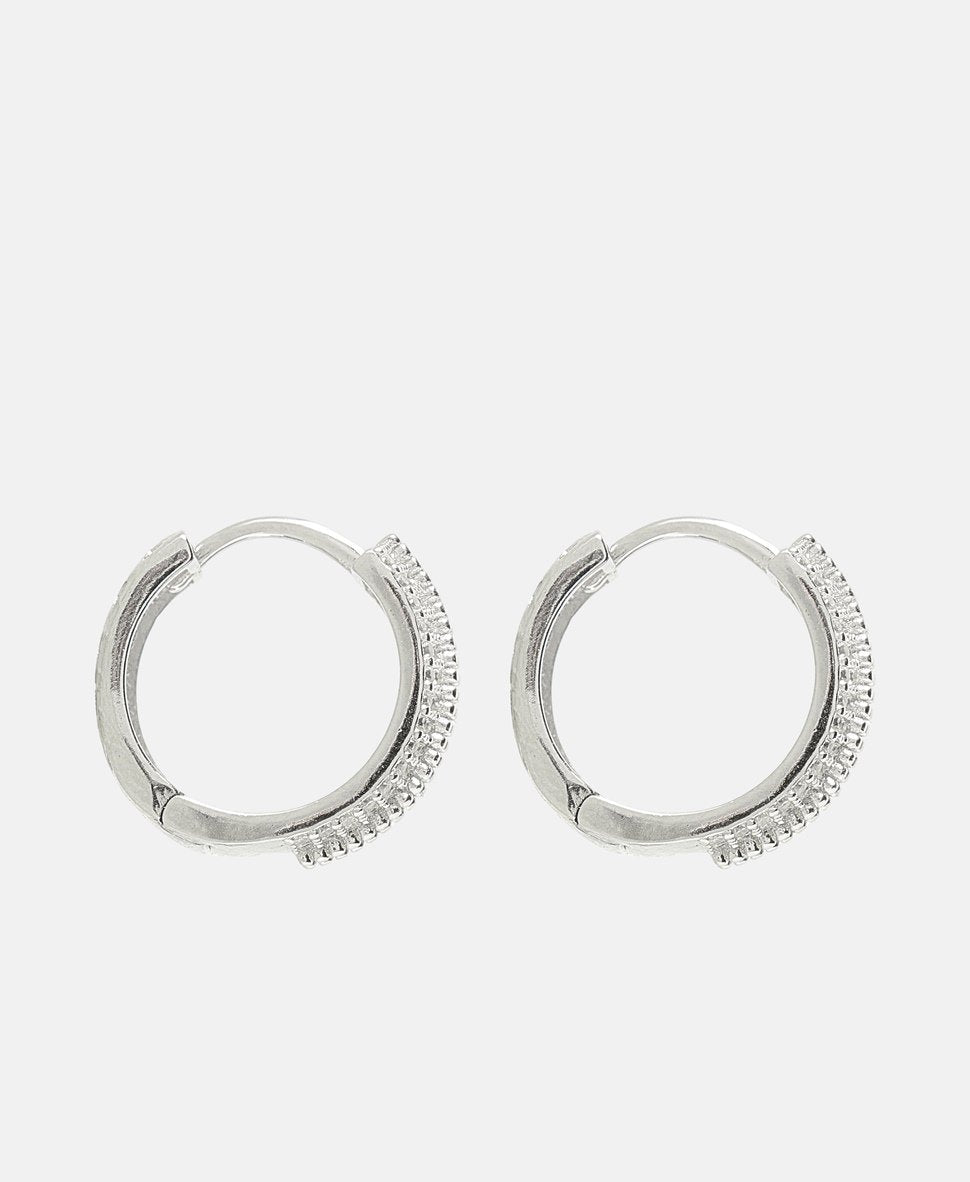 Lawrence Grey Jewelry Obručové náušnice Stříbrná 2