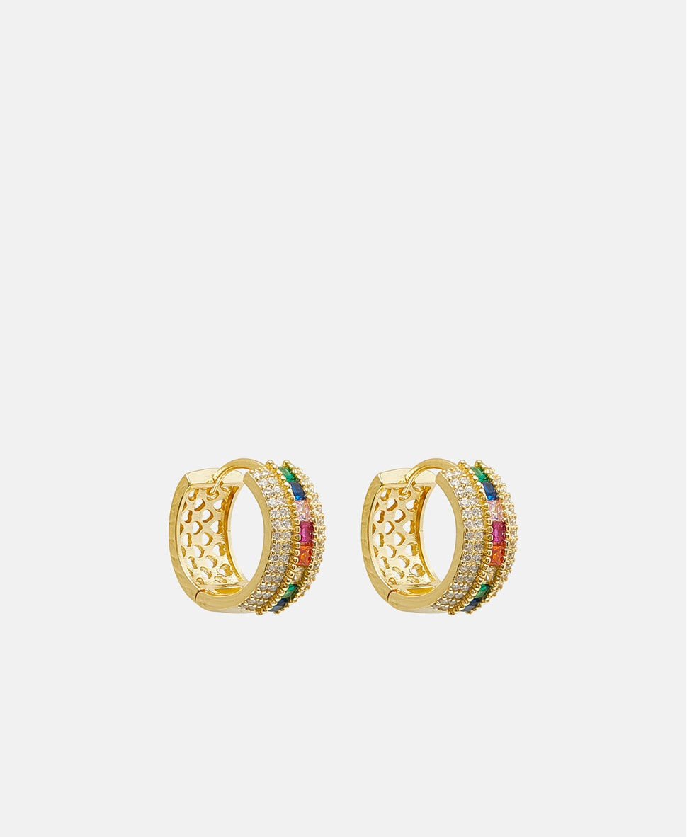 Lawrence Grey Jewelry Obručové náušnice Zlatá 1