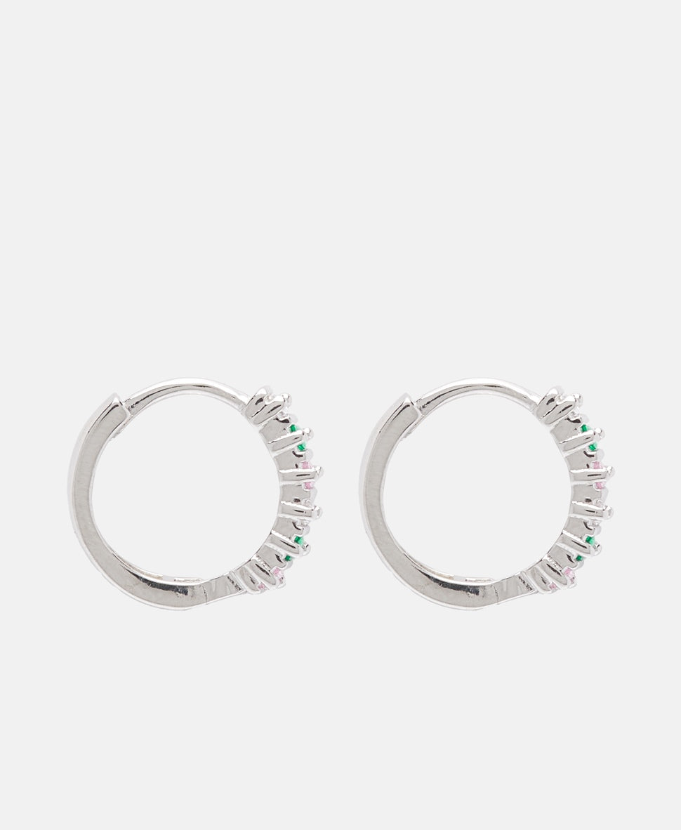 Lawrence Grey Jewelry Obručové náušnice Stříbrná 2