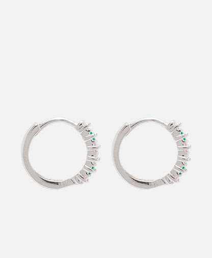 Lawrence Grey Jewelry Obručové náušnice Stříbrná 2