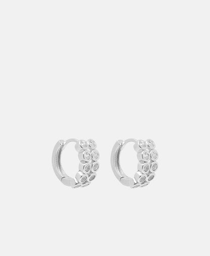 Lawrence Grey Jewelry Obručové náušnice Stříbrná 1