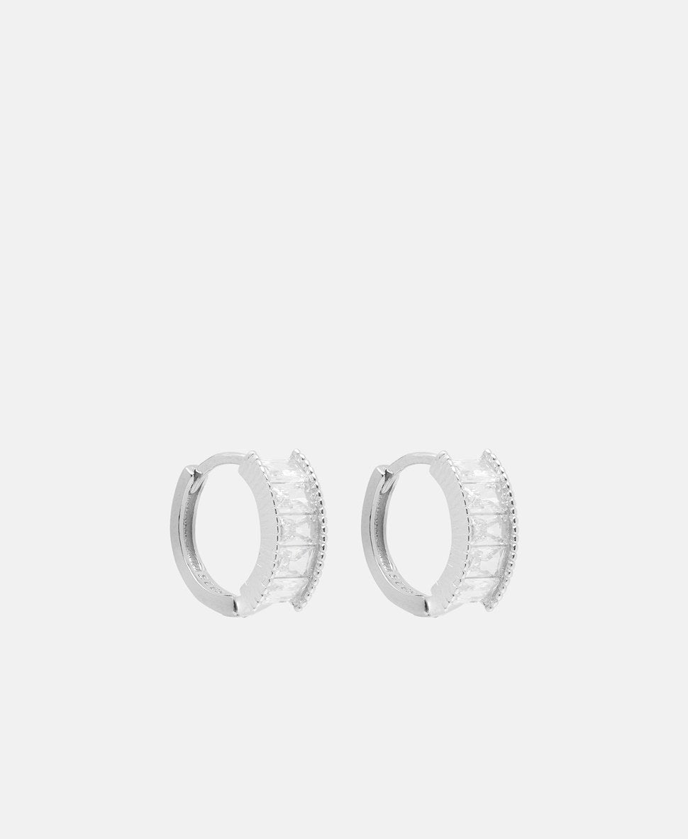 Lawrence Grey Jewelry Obručové náušnice Stříbrná 1