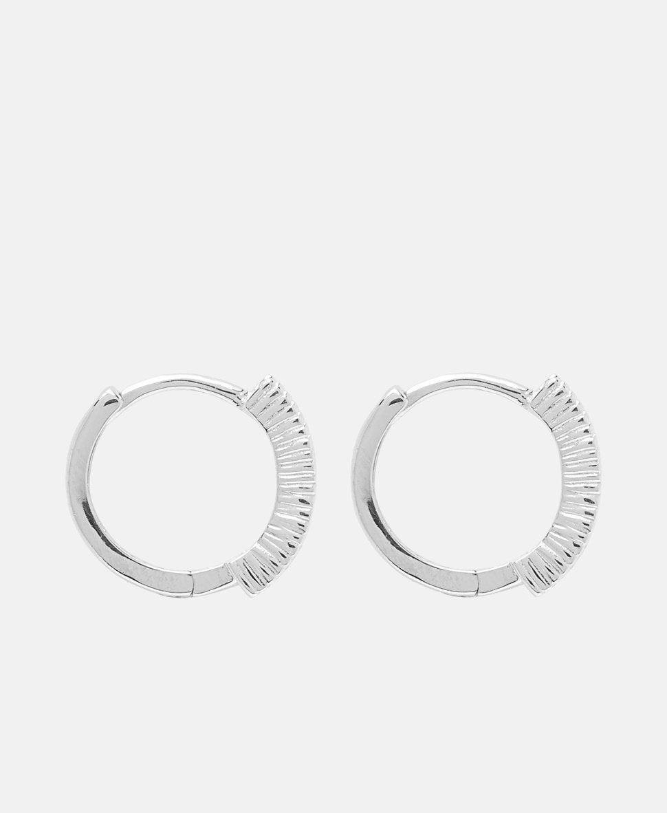 Lawrence Grey Jewelry Obručové náušnice Stříbrná 2