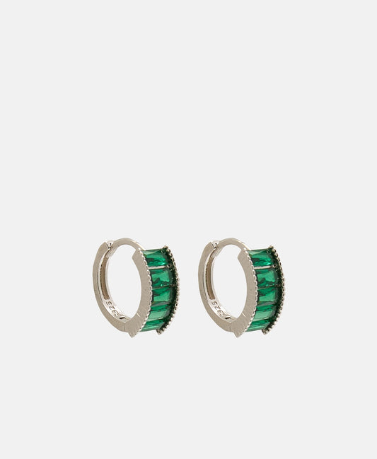 Lawrence Grey Jewelry Obručové náušnice Stříbrná 1