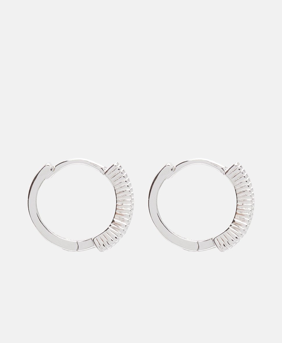 Lawrence Grey Jewelry Obručové náušnice Stříbrná 2