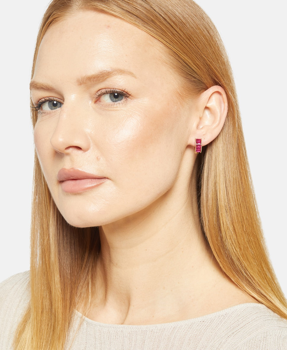 Lawrence Grey Jewelry Obručové náušnice Zlatá 3