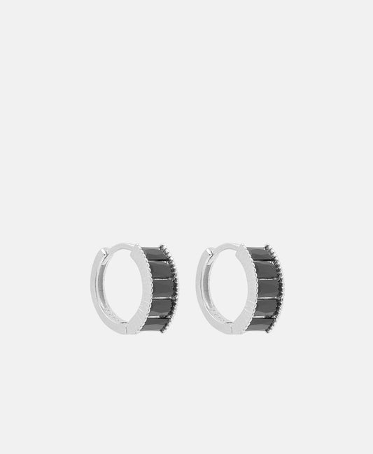 Lawrence Grey Jewelry Obručové náušnice Stříbrná 1