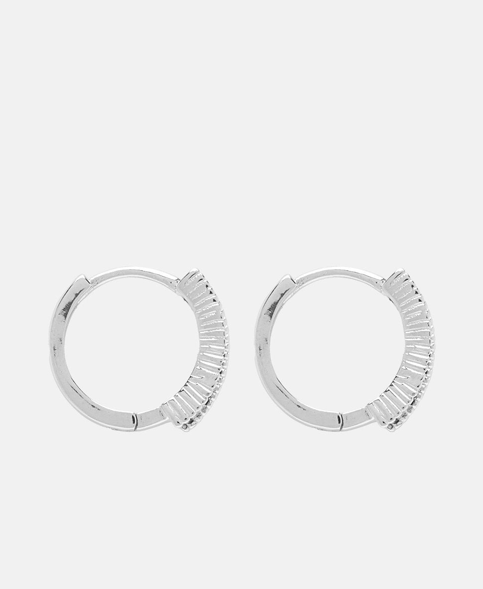Lawrence Grey Jewelry Obručové náušnice Stříbrná 2