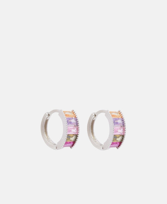Lawrence Grey Jewelry Obručové náušnice Stříbrná 1