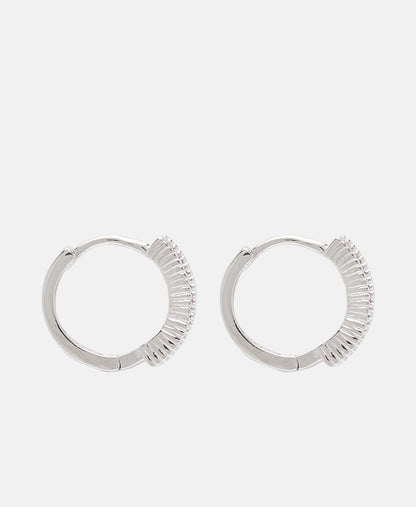 Lawrence Grey Jewelry Obručové náušnice Stříbrná 2