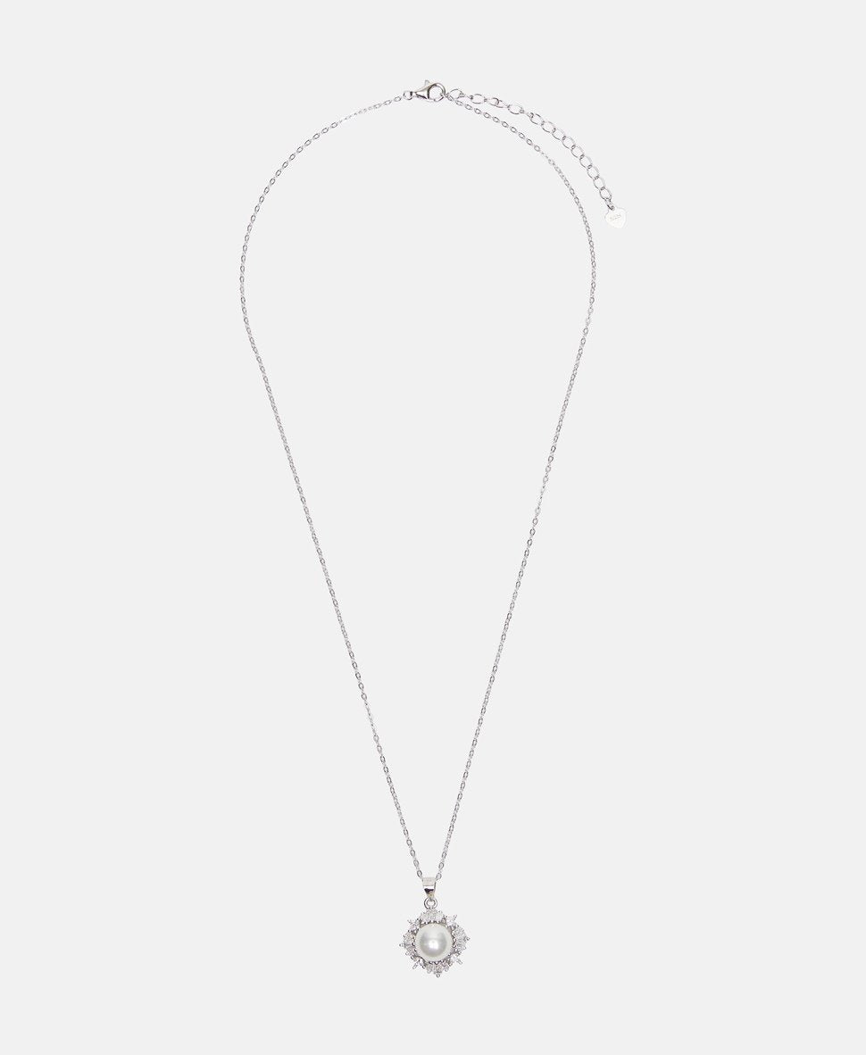 Lawrence Grey Jewelry náhrdelník s perlovým přívěskem Stříbrná 1