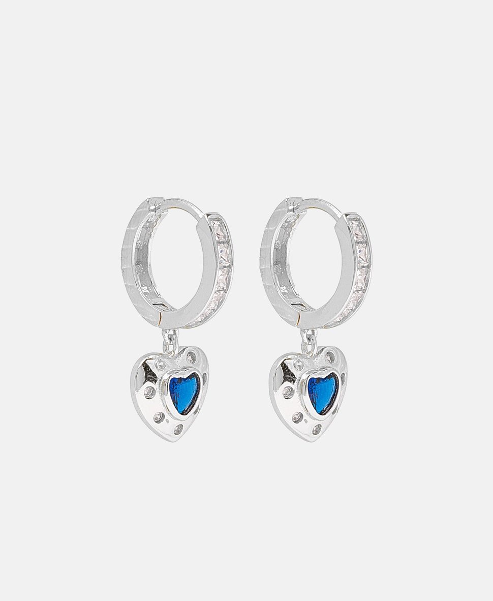 Lawrence Grey Jewelry Obručové náušnice Stříbrná 1