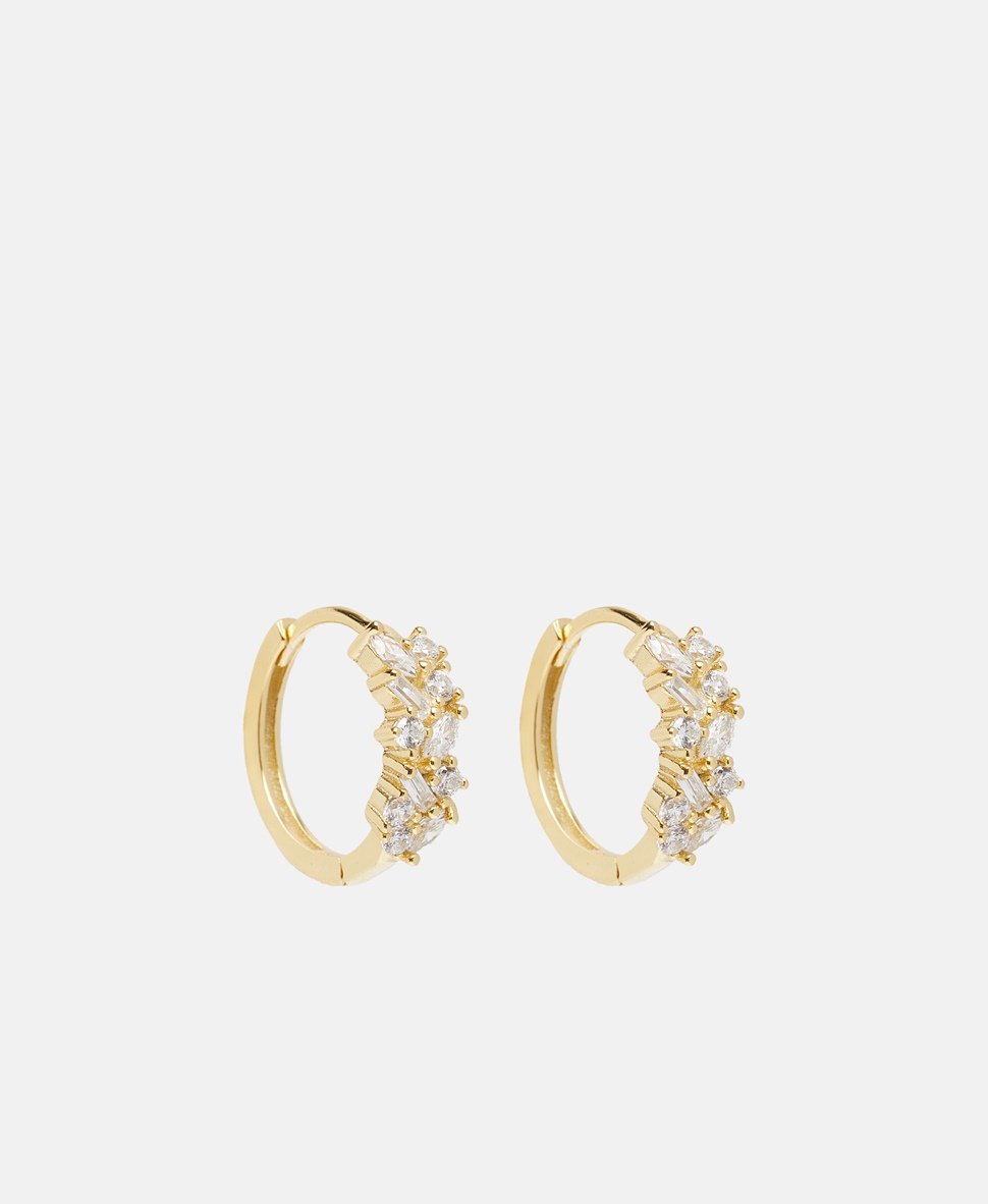 Lawrence Grey Jewelry Obručové náušnice Zlatá 1