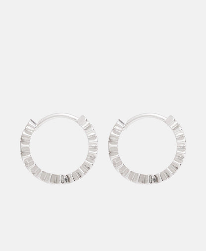 Lawrence Grey Jewelry Obručové náušnice Stříbrná 2