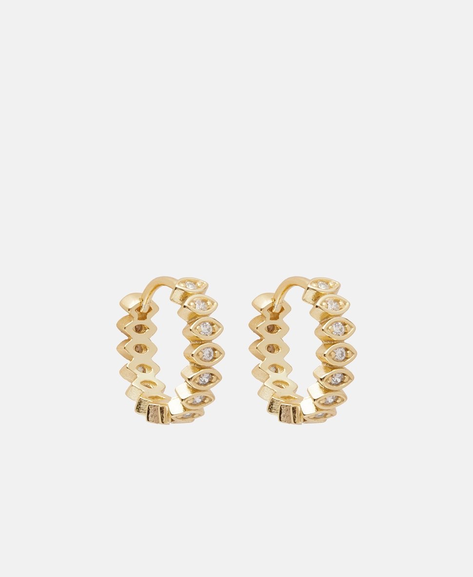 Lawrence Grey Jewelry Obručové náušnice Zlatá 1