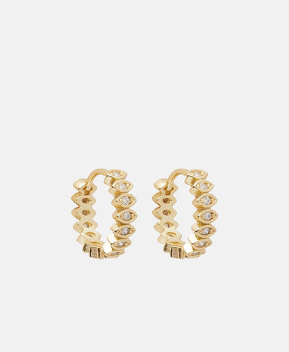 Lawrence Grey Jewelry Obručové náušnice Zlatá 1