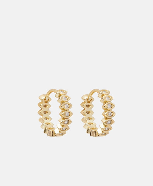 Lawrence Grey Jewelry Obručové náušnice Zlatá 1