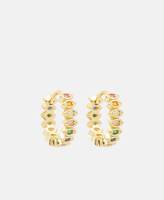 Lawrence Grey Jewelry Obručové náušnice Zlatá 1