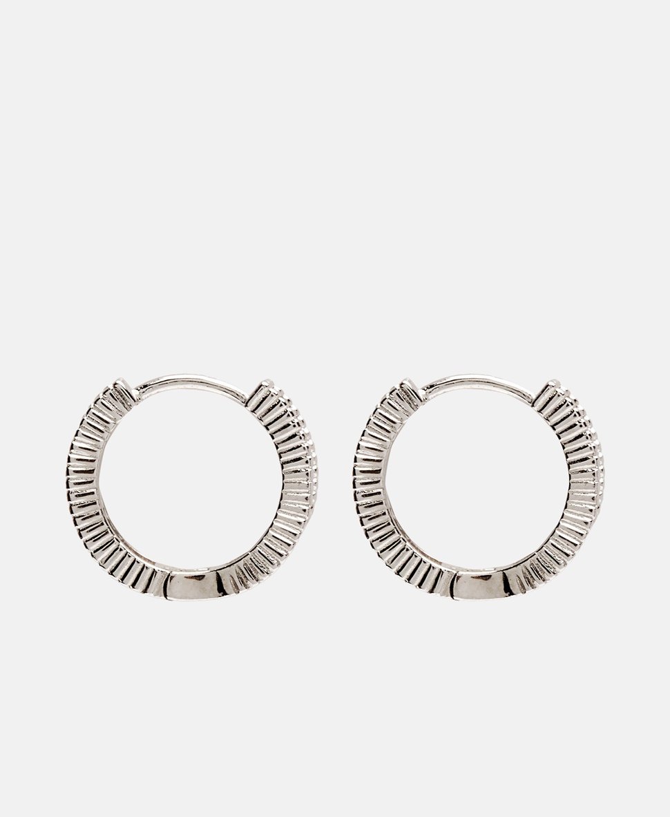 Lawrence Grey Jewelry Obručové náušnice Stříbrná 2