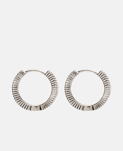 Lawrence Grey Jewelry Obručové náušnice Stříbrná 2