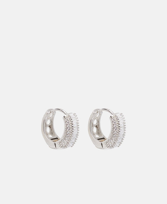 Lawrence Grey Jewelry Obručové náušnice Stříbrná 1