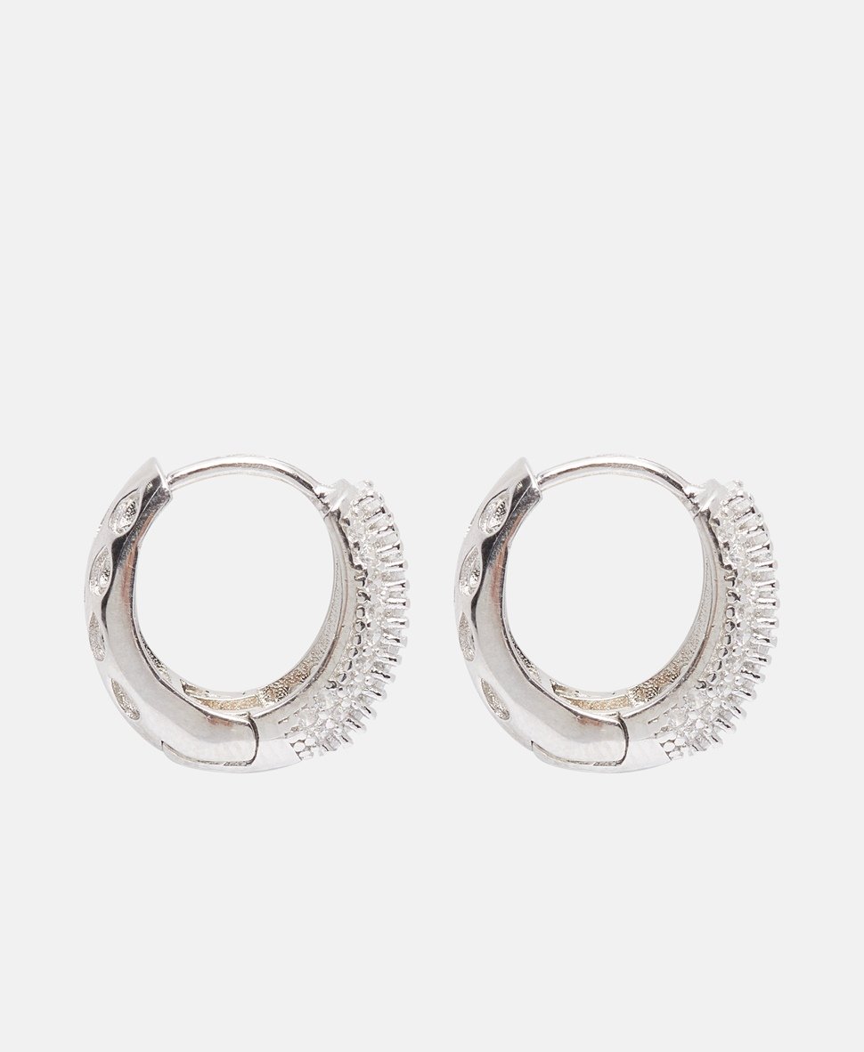 Lawrence Grey Jewelry Obručové náušnice Stříbrná 2