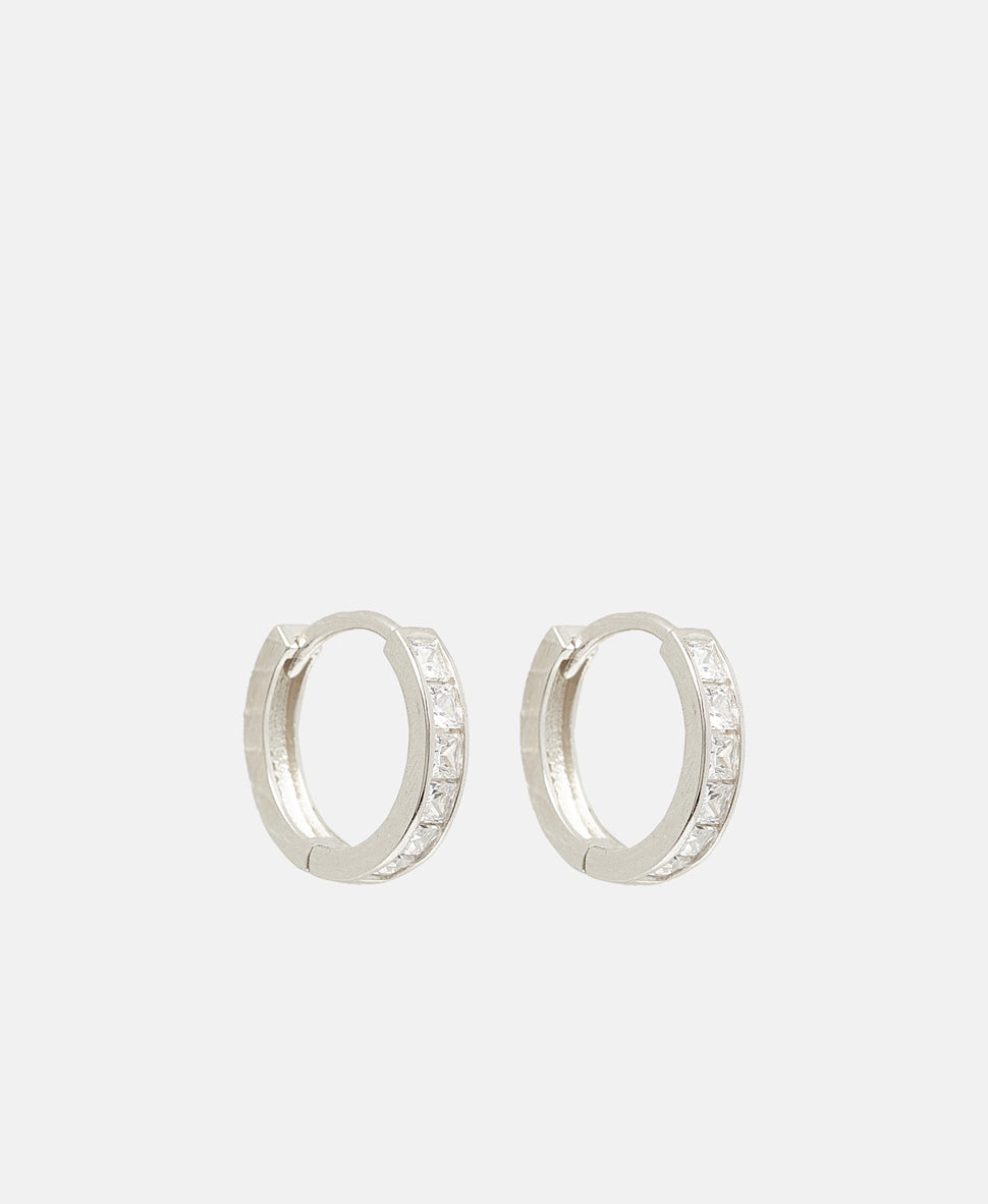 Lawrence Grey Jewelry Obručové náušnice Stříbrná 1